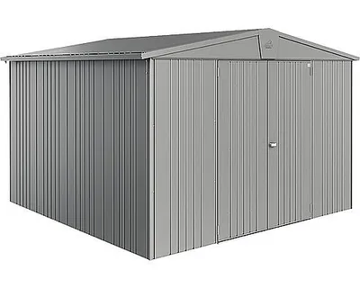 Obrázok produktu pre Plechový záhradný domček Biohort Europa 7 veľ. 296x296 cm sivý kremeň metalický