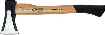 Image de Hache Hickory™ Wood Black 1000 g, merlin a fendre, a coin, manche en bois 430 mm