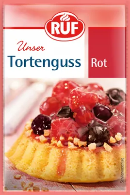 Zdjęcie produktu dla Czerwona polewa do ciast Ruf