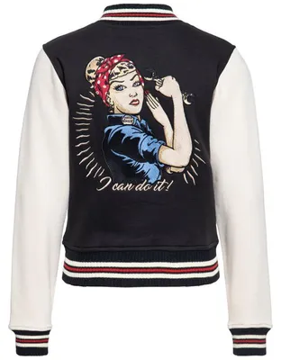 Produktbild von Queen Kerosin College Jacke - Motor Queen L