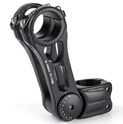 Image de Potence de vélo en aluminium réglable, pour VTT et vélos de course