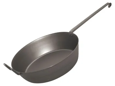 Produktbild von RIESS 0644-023, Rund, Allzweckpfanne, Schwarz, Eisen, Keramik, Gas, Induktion, 40 cm