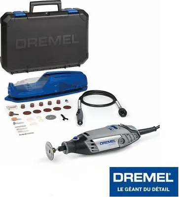 Image de Outil Rotatif Multifonction DREMEL F0133000JP 130W avec 1 Adaptation 25 Accessoires, 10 000-33 000 tr/min