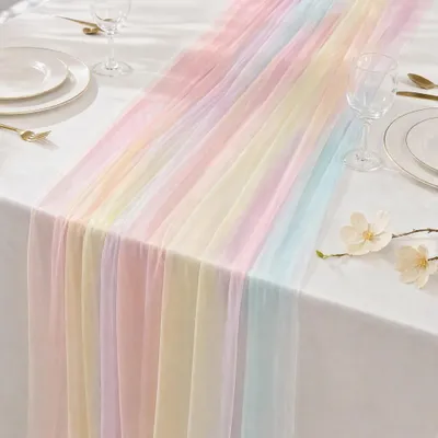 Tüllstoff für Schultüte Deko, bunt, 75 x 275 cm