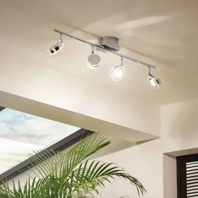 Obrázok produktu pre Eglo 94539 Sarolo LED Spot 4x3,3W nerezová oceľ chróm transparentný
