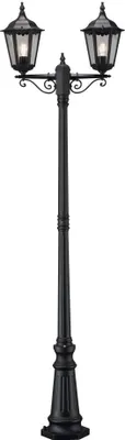 Produktbild von Konstsmide Firenze Standleuchte schwarz lackiertes Aluminium, klares Glas 7234-750