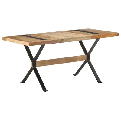 Produktbild von Cloris Designermöbel Esstisch 160x80x76 cm Raues Mangoholz 2024 Neu