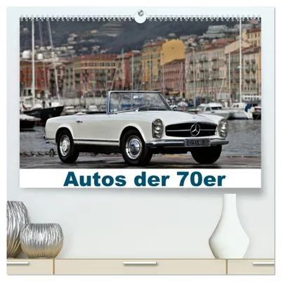 Produktbild von Autos der 70er (hochwertiger Premium Wandkalender 2027 DIN A2 quer), Kunstdruck in Hochglanz