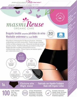 Immagine prodotto di Mutandine per incontinenza in Cotone - vita alta 1 pz, L