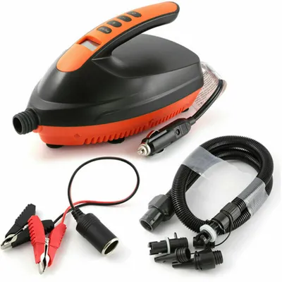 Produktbild von 16PSI SUP-Pumpe 12 V DC Intelligente zweistufige Auto-Off-Funktion Hochdruck-Stand-Up-Boardpumpe für Aufpumpen von Paddelboard, Boot,Kajak