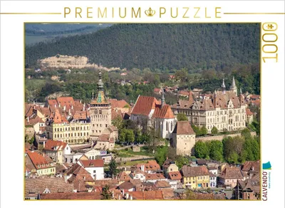 Produktbild von CALVENDO Puzzle Altstadt Sighisoara Transsylvanien | 1000 Teile Lege-Größe 64x48cm Foto-Puzzle für glückliche Stunden