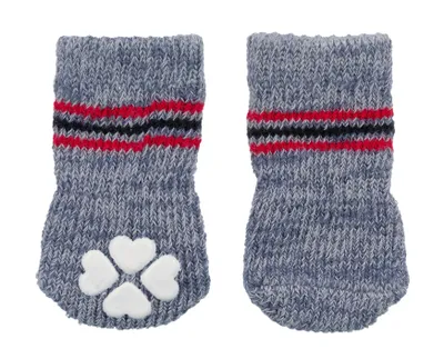 Produktbild von Trixie Hundesocken - Grau - XXS-XS