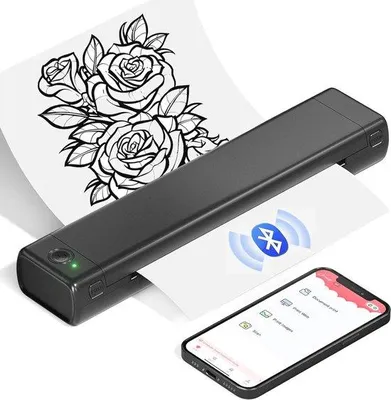 Produktbild von Tragbares A4 Thermopapier-Drucker Bluetooth mobil