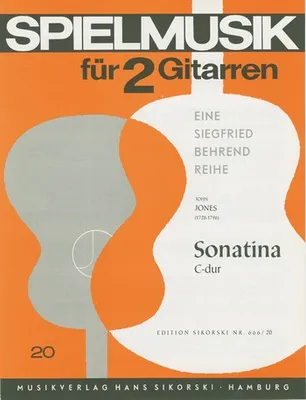 Produktbild von Sonatina C-Dur für 2 Gitarren Partitur und Stimme
