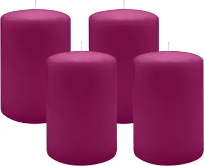 Produktbild von 4er Set Adventskranzkerzen Brombeere Ø 100 x 150 mm