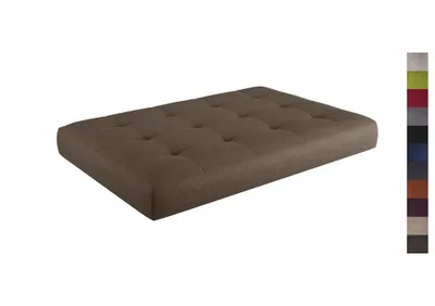 Produktbild von sunnypillow Palettenkissen Verona gesteppt Sitzkissen 120x60x15cm Camel