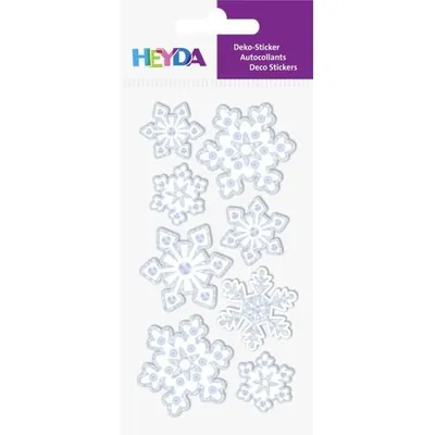 Produktbild von HEYDA 203780679 Stick-On's-Mix Eiskristalle 75 x 165 cm