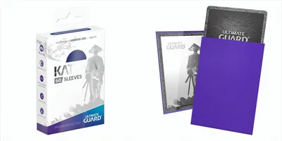 Produktbild von ULTIMATE GUARD Katana Sleeves Japanese Size, Kartenhülle, Blau, 60 Stück(e)