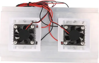Produktbild von Thermoelektrisches Peltier-Kühlsystem-Kit, Halbleiterkühler, großer Kühler, Kaltleitungsmodul, Doppelventilatoren