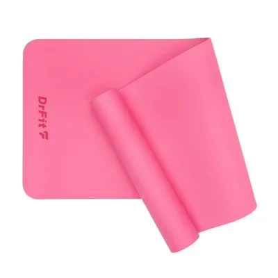 Zdjęcie produktu dla DrFit TPE mata do fizjoterapii 183x61x0,6 cm pastelowy różowy