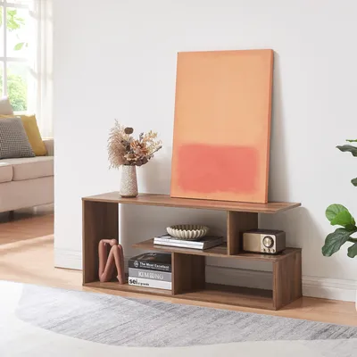 Obrázok produktu pre TV stolík 'Anän' otvorený 100 x 30 x 42 cm vzhľad orech