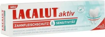 Obrázek produktu pro LACALUTaktiv Léčivá zubní pasta na ochranu dásní a citlivost, 75 ml Zubní pasta