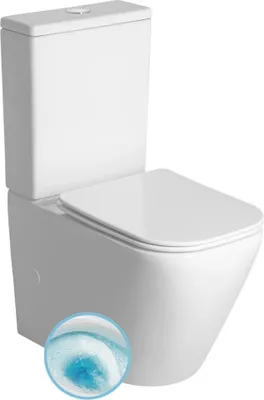 Produktbild von IMALA WC-Kombi, spülrandlos Abgang senkrecht/waagerecht, Weiß