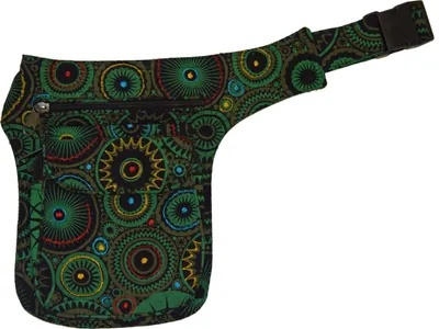 Immagine prodotto di Borsa da cintura ricamata per uomo e donna - Marsupio colorato con molti scomparti, colore 2