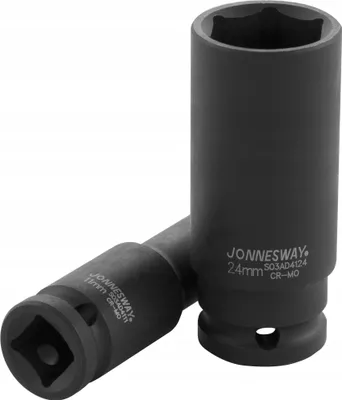 Produktbild von Jonnesway Langer Schlagsteckschlüssel 6-Kant 1/2" 17Mm Cr-Mo
