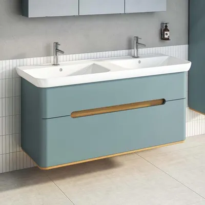 Productafbeelding van Vitra Sento wastafelcombinatie, 130 x 48 cm, met 2 lades