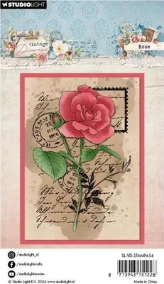 Immagine prodotto di Timbro trasparente - StudioLight - Timbro Rose rose writing