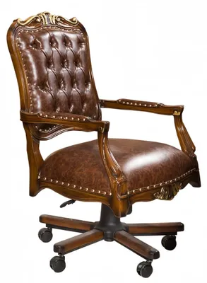 Image de Mobilier de luxe Bureau Mobilier de bureau Ensemble de bureau classique 6 pièces.