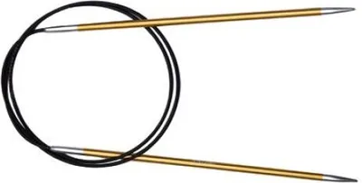 Produktbild von Lana Grossa Knit Pro Rundstricknadel Aluminium Rainbow verschiedene Längen/Stärken Länge Durchmesser 60 cm 4.0 mm