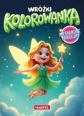 Zdjęcie produktu dla Kolorowanka z naklejkami Wróżki metalicznymi