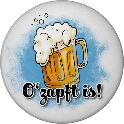 Produktbild von O’zapft is! Magnet rund mit Flaschenöffner mit Bierkrug