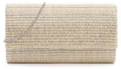 Produktbild von Tamaris Umhängetasche / Clutch Amalia Woven SILBER/Silver onesize