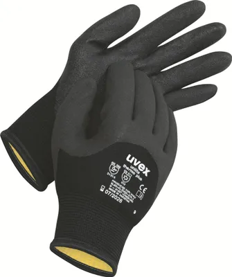 Produktbild von uvex Schutzhandschuh unilite thermo plus schwarz Gr. 8
