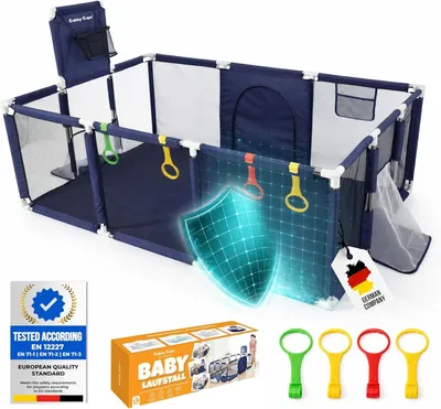 Produktbild von Baby Ballenbak mit Basketballkorb und Fußballtor, 188x124x66 cm, für die Spielumgebung