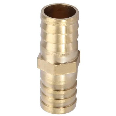 Obrázok produktu pre Messing gerade Barbed Connector, priamy konektor na potrubie, priamy konektor s ostnatým drôtom, Messing Straight Pipe Joiner, Messing Straight Barbed Joiner