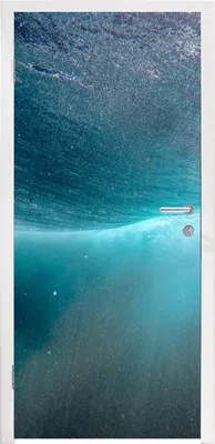 Produktbild von MuchoWow® Türtapete Selbstklebende Türfolie Meer - Sonne - Blau 90x205 cm Türposter Türaufkleber Klebefolie Türklebefolie - Türaufklebern