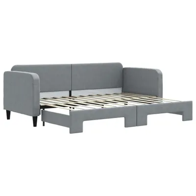 Obrázok produktu pre vidaXL Rozkladacia posteľ Light Grey 80x200 cm Látka