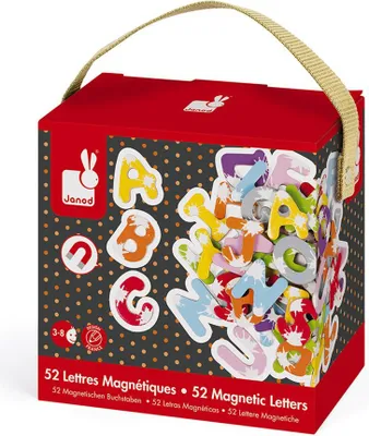 Image de Mallette 52 lettres magnetiques splash - janod - j09612 - jeu educatif