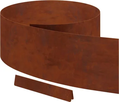 Obrázek produktu pro Okraj trávníku 4 pcs Rezavá 450 x 0,05 x 25 cm