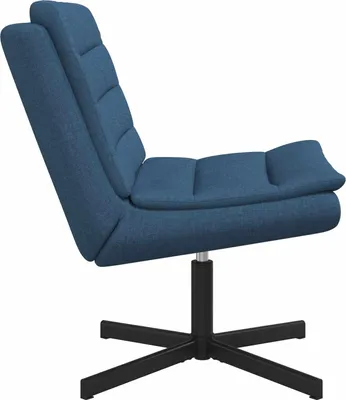 Produktbild von Möbel Fernseh- & Relaxsessel - Blau - CLORIS Drehstuhl Blau 63x75x76 cm Stoff,13.7 Kg - 204110