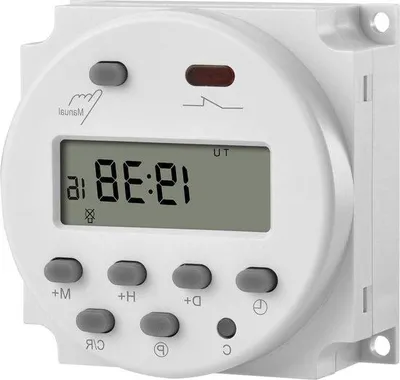 Immagine prodotto di Interruttore a relè con timer programmabile 24 V 16 A CC SPST con display LCD - Programma giornaliero