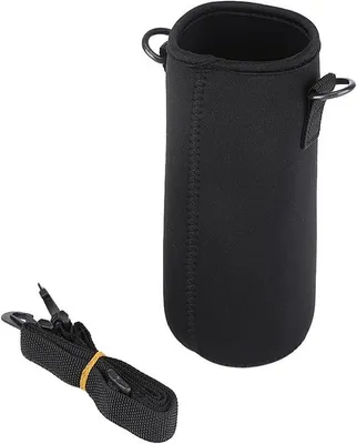 Immagine prodotto di Borsa in neoprene con portatermos, da trasporto, per campeggio, escursionismo, pesca, grigia