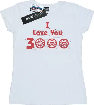 Produktbild von Marvel - "Avengers Endgame I Love You 3000" T-Shirt für Damen BI6101 (S) (Weiß)