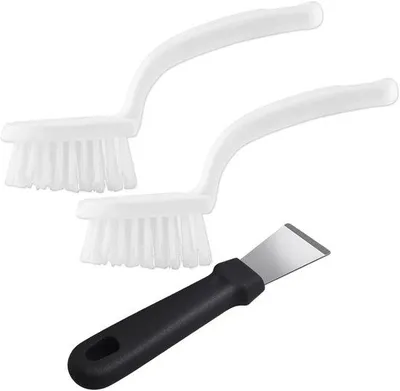 Productafbeelding van 2 borstels, 1 reinigingsschep, schoenborstel