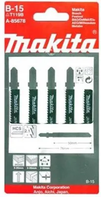 Obrázek produktu pro Makita A-85678, Vysokouhlíková ocel, 5 cm, 5 kusů