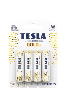 Produktbild von TESLA GOLD+ AA Mignon, LR6 Batterie 1x 4er Pack (4 Stück)